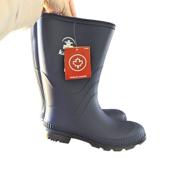 NWT Kamik Stomp Cadet Blue Rainboot Sz.4 - Picture 7 of 9